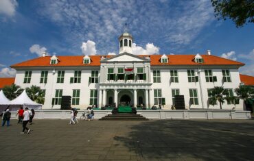 Museum Fatahillah in het oude Batavia tijdens een historische Nederlands-Indië reis op Java