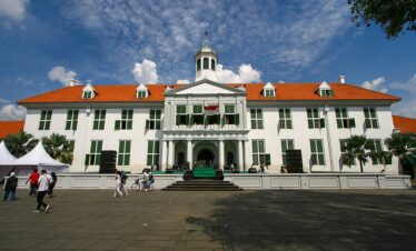 Museum Fatahillah in het oude Batavia tijdens een historische Nederlands-Indië reis op Java