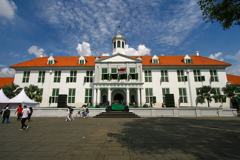 Museum Fatahillah in het oude Batavia tijdens een historische Nederlands-Indië reis op Java